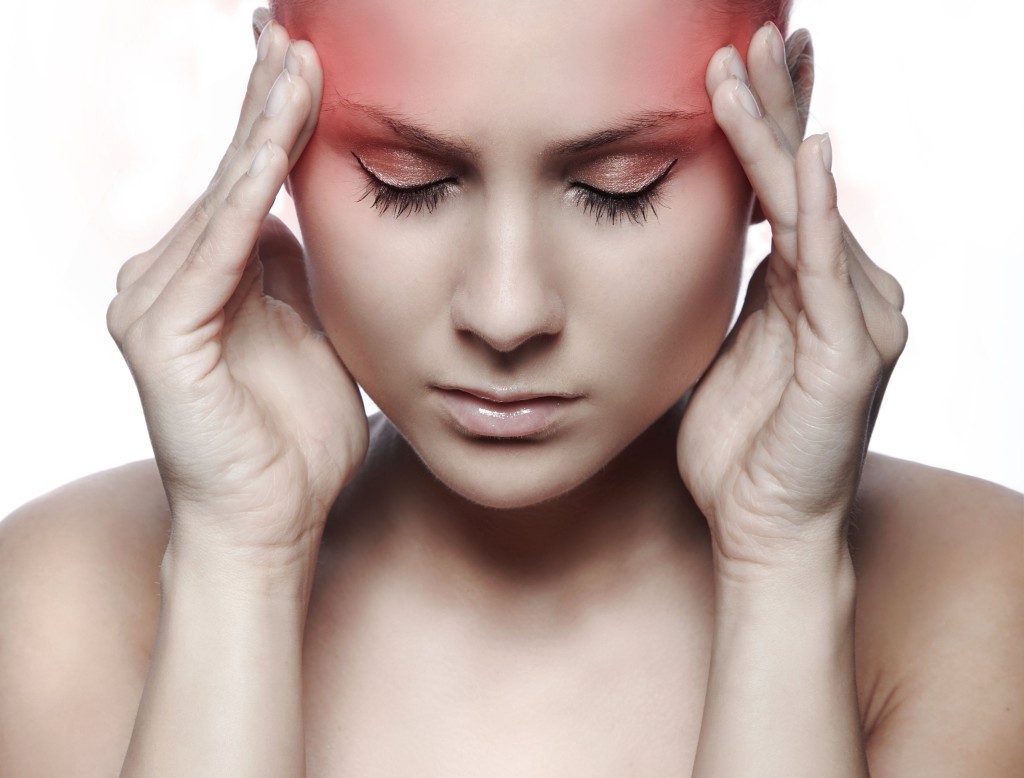 Woman, Tension Headache, Cloverfield Chiropractic